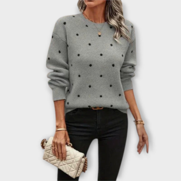 Imelda – Casual Long-Sleeve Knit Sweater