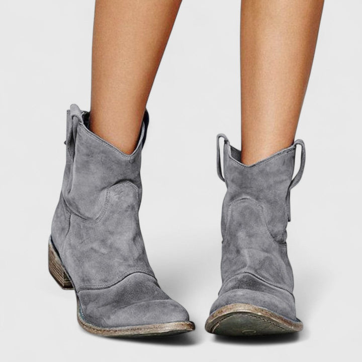 Rachel – Suede Ankle Boots