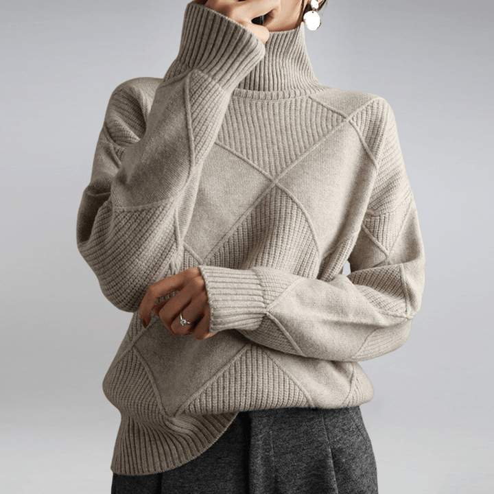 Joanne - Soft turtleneck sweater